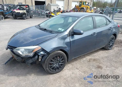 2014 Toyota Corolla Le from USA, damaged, VIN 2T1BURHE6EC148085